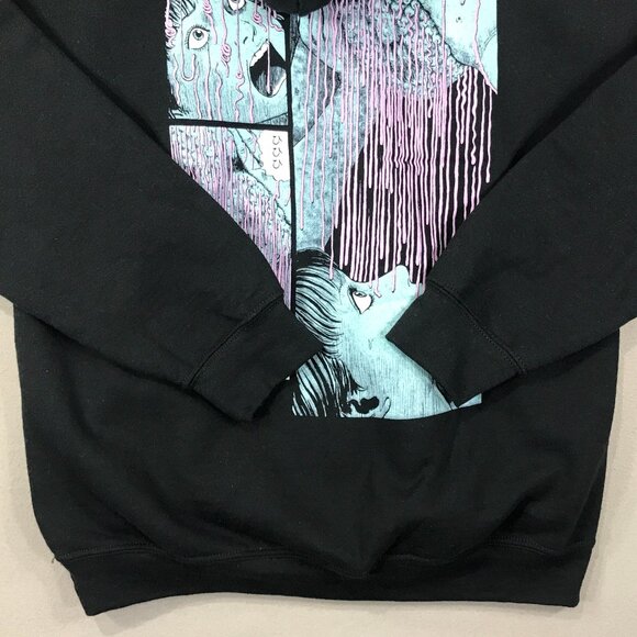 Junji Ito Glyceride Sweatshirt Adult Medium Black Pullover Hoodie Graphic Print - Picture 7 of 12